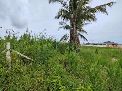 Hot! 1-0-0 Rai Home Building Plot - Only 10 Min to Hua Hin City Center