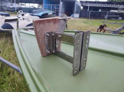 Stainless Outboard Engine Bracket. 