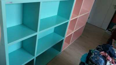 SALE!  STRONG MODERN CONTEMPORARY BOOKCASE/STORAGE UNIT-THREE SHELVES 