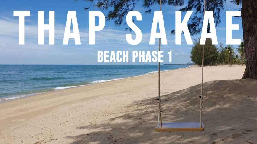 9 Plots on the beach in Thap sakae (70400 m²)