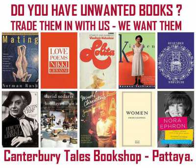 Canterbury tales bookshop - Pattaya best selection of reading material