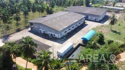 Factory Warehouse For Lease & For Sale at Huay  Yai, Near Pattaya.