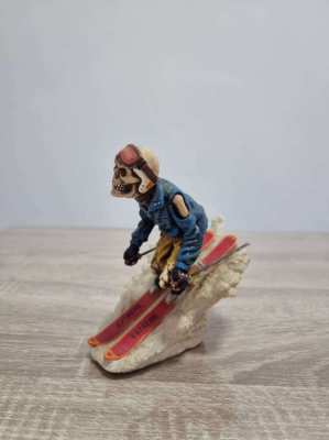 Fantastic figure of skull face skiing 7