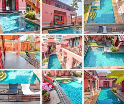 Pratamnak 6 B/R villa with private pool for rent short term