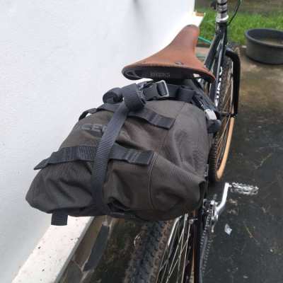 Bicycle luggage (3 of 3) saddle dry bag c/w harness