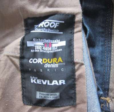 Vanucci designer jeans – with kevlar & Knee protection