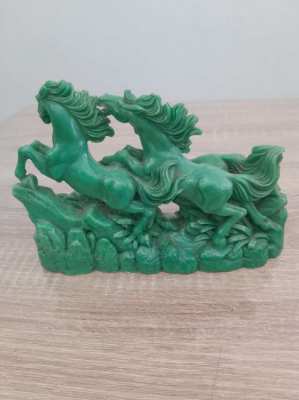 January sale beautifull chinese statue of three galloping horses