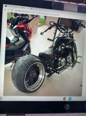 custom honds fat tire bobber for sale