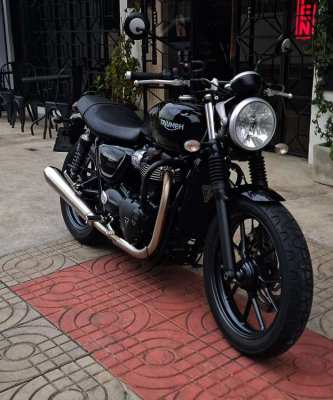 #SOLD# Triumph Street Twin Black Bonneville T100 2018 