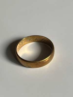 Gold ring 14 Karat, Gold Ring 585 --REDUCET----