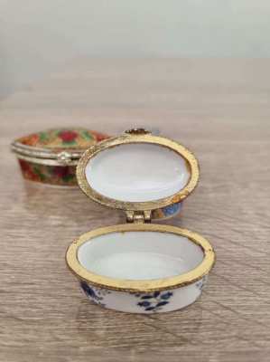 Stock clearance Three oriental pill /trinket boxes lovely quality