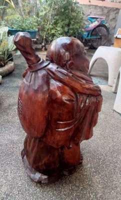 wooden statue