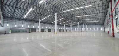 Brand New Factory/Warehouse for rent Size 7,296 sq m., Near Laem Chaba