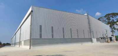 Brand New Factory/Warehouse for rent Size 7,296 sq m., Near Laem Chaba