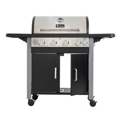 Gas bbq grill 4 burner + side burner Barbecue in stock thailand 