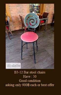 เก้าอี้บาร์ไม้