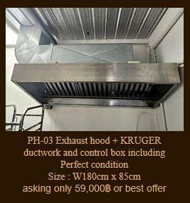 Exhaust hood + KRUGER ductwork and control box including
