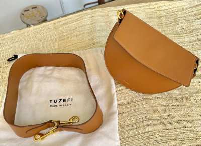 YUZEFI Doris Calfskin Caramel Bag (new)
