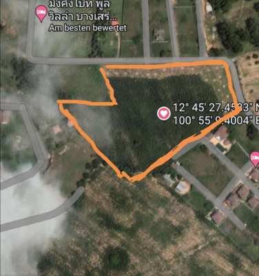 Land 11 RAI 97 TW in Bangsaray, 3km to the Beach! 