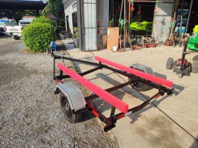 NEW Galvanized Boat Trailer  , 4-4,5 m. Boat. , 1000 kg max.