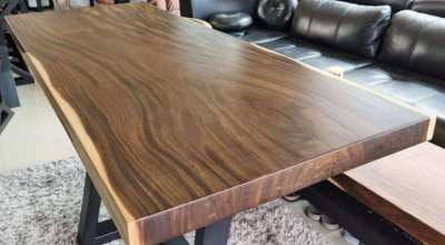 NO 6  NEW DISCOUNTED ACACIA TABLE TOP ONLY LARGE DINING FREE DELIVERY