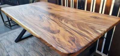 NO 10  NEW DISCOUNTED ACACIA TABLE TOP ONLY DINING FREE DELIVERY