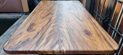 NO 10  NEW DISCOUNTED ACACIA TABLE TOP ONLY DINING FREE DELIVERY