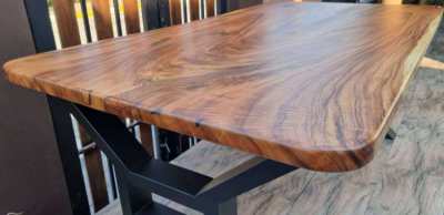 NO 10  NEW DISCOUNTED ACACIA TABLE TOP ONLY DINING FREE DELIVERY