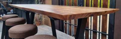 NO 12  NEW DISCOUNTED ACACIA TABLE TOP ONLY DINING free delivery