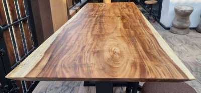 NO 12  NEW DISCOUNTED ACACIA TABLE TOP ONLY DINING free delivery