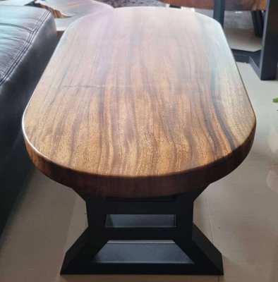 NO 14  acacia oval coffee table105 x 48cm wide 39cm free delivery