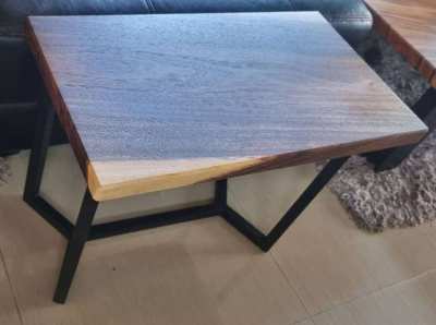 NO.20  NEW  ACACIA HARDWOOD SIDE TABLE FREE DELIVERY 