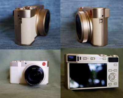 Leica C-Lux Light-Gold Premium Compact Camera, Vario-Elmar 24-360mm 