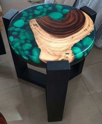 NO.30  NEW  ACACIA HARDWOOD GREEN ISLAND RIVER TABLE 