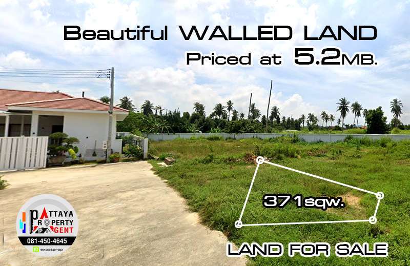 Land for your private luxury pool villa. Huay Yai