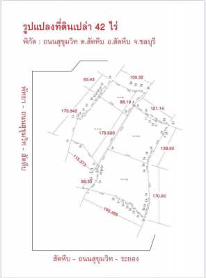 Beautiful plot of large land for sale Sattahip city