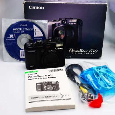 Canon PowerShot G10 Digital Camera 14.7MP CCD sensor 28-140mm f2.8-4.5