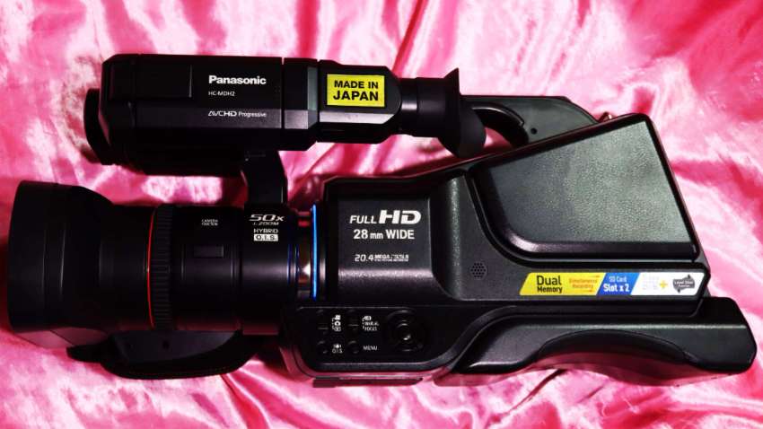 Panasonic HC-MDH2 Pro-Style shoulder-mount HD camcorder, made in Japan