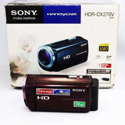 SONY HDR-CX270V Built-In GPS Receiver & NAVTEQ Maps and USB 2.0 cable