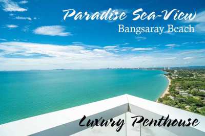 Luxury Penthouse Beachfront condo Bangsaray beach.