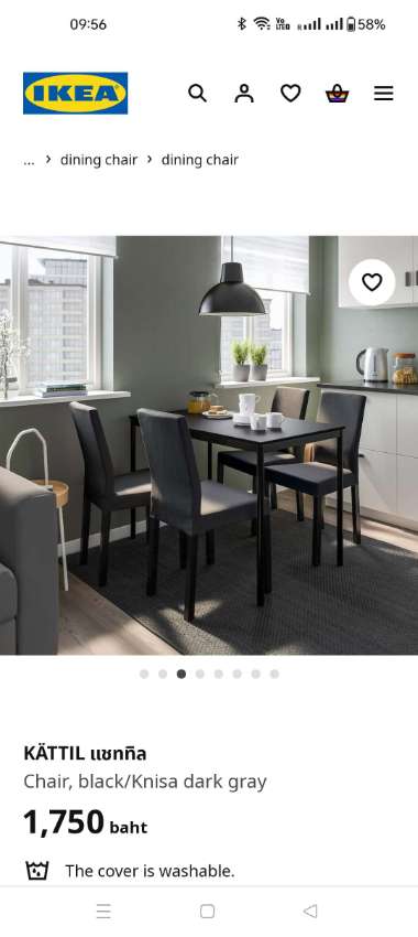 8 IKEA dining room chairs