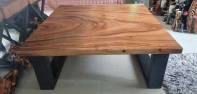 No .32  Solid acacia square coffee table 