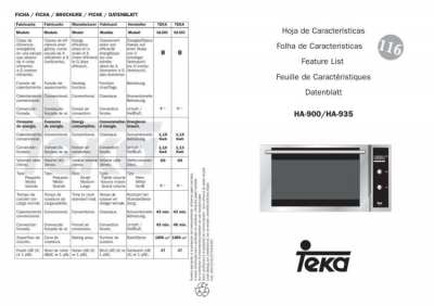 Oven semi professional - TEKA HA 935 for sale - excellent condition.