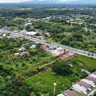 2 Rai Land on Main Road in Prachinburi for Sale