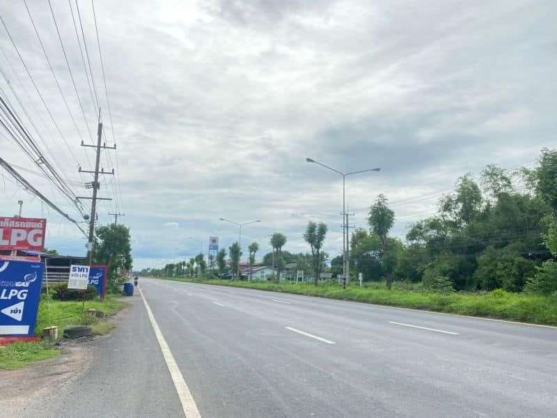 2 Rai Land on Main Road in Prachinburi for Sale