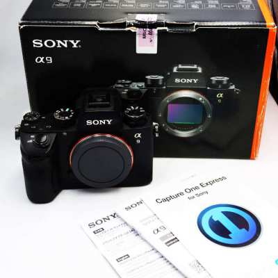 Sony A9 Prof. Camera, Wi-Fi/Bluetooth, Dual SD Slots, Alpha ILCE-9