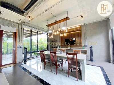 ขายโฮมออฟฟิศ 3 ชั้น ซอยรามคำแหง 118 ตกแต่งสไตล์ Modern Loft 