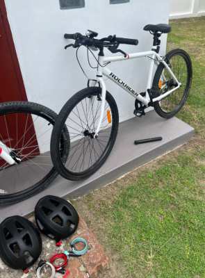 2 mountain bikes & accessories for sale