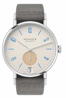 NOMOS TANGENTE 38 - DATE - SCHULHAUSWEISS 