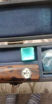 Snooker cue and case